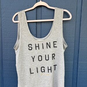 Spiritual Gangster Gray Tank with Black Text